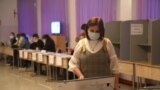 Kyrgyzstan - Election/referendum day in Bishkek. January 2021