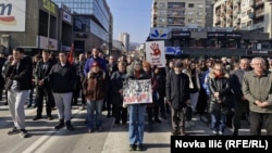 Protest u centru Užica, 7. februar 2025.