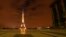 Az Eiffel-torony Párizsban (Framciaország), 2020. november 26.