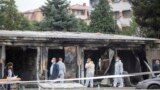 Virus Outbreak North Macedonia Fire