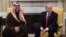 دیدار دونالد ترامپ  و محمد بن سلمان، ولیعهد عربستان در کاخ سفید در مارس ۲۰۱۷