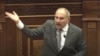 Armenia - Prime Minister Nikol Pashinian responds to an opposition member of the Armenian parliament, Yerevan, May 7, 2025.