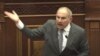 Armenia - Prime Minister Nikol Pashinian responds to an opposition member of the Armenian parliament, Yerevan, May 7, 2025.
