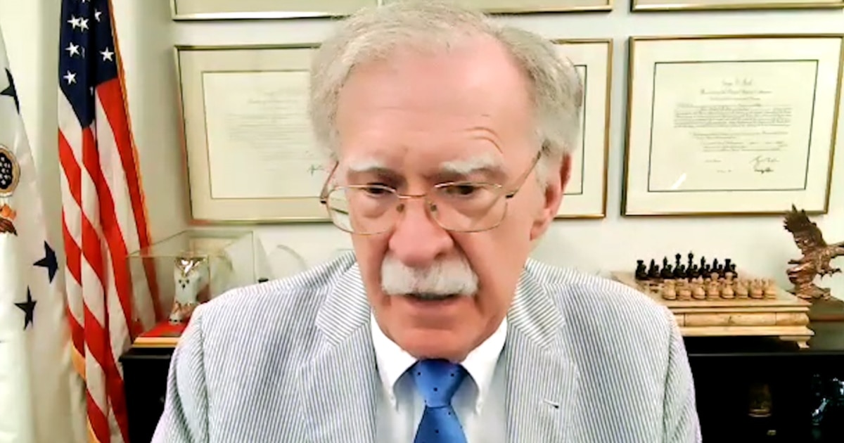 Bolton: US Attacks 'Show Iran's Weakness' To Its Own People