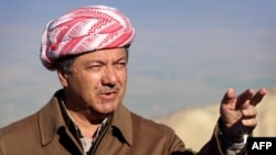 Iraqi Kurdish leader Masud Barzani (file photo)