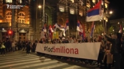 Serbian Protesters Continue To March Against Government