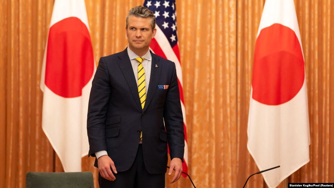 Ministar odbrane SAD Pit Hegset u Tokiju, 30. mart 2025.