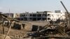 A damaged hospital is seen at the site of an attack in a U.S. military airfield in Bagram, north of Kabul, December 11, 2019