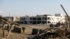 AFGHANISTAN -- A damaged hospital is seen at the site of an attack in a U.S. military airfield in Bagram, north of Kabul, ADecember 11, 2019