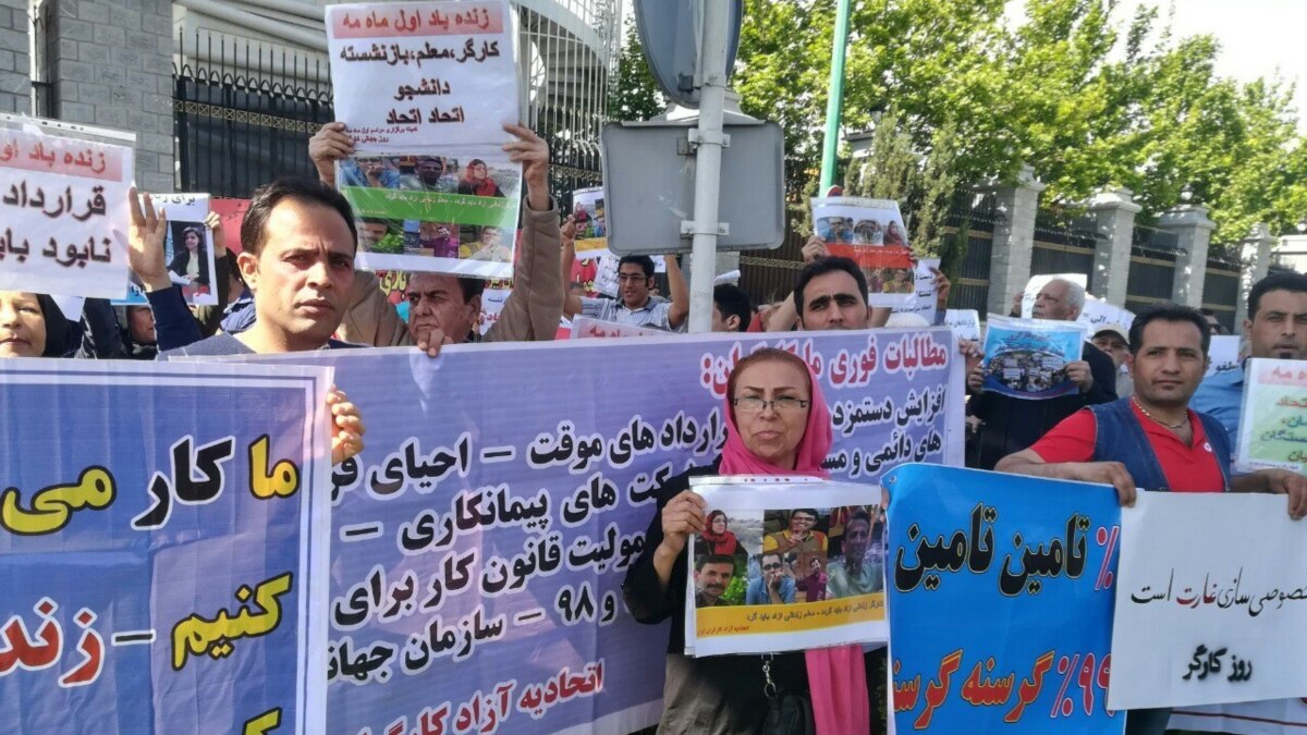 Iran Still Holding Activists, Journalists Detained During May Day Protest