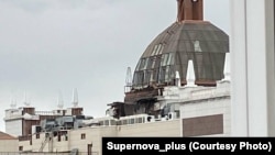 Здание Нижегородского областного суда после атаки БПЛА, 28 мая 2026 года