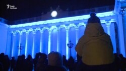 На Одеському фестивалі світла заграли «Щедрика» – відео