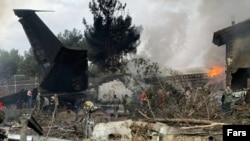 The head of Iran's emergency department told state TV that seven bodies were recovered from the wreckage of the plane.