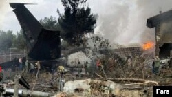 На месцы крушэньня іранскага «Боінга-707»