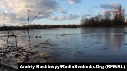 Рака Прыпяць непадалёк ад Чарнобылю