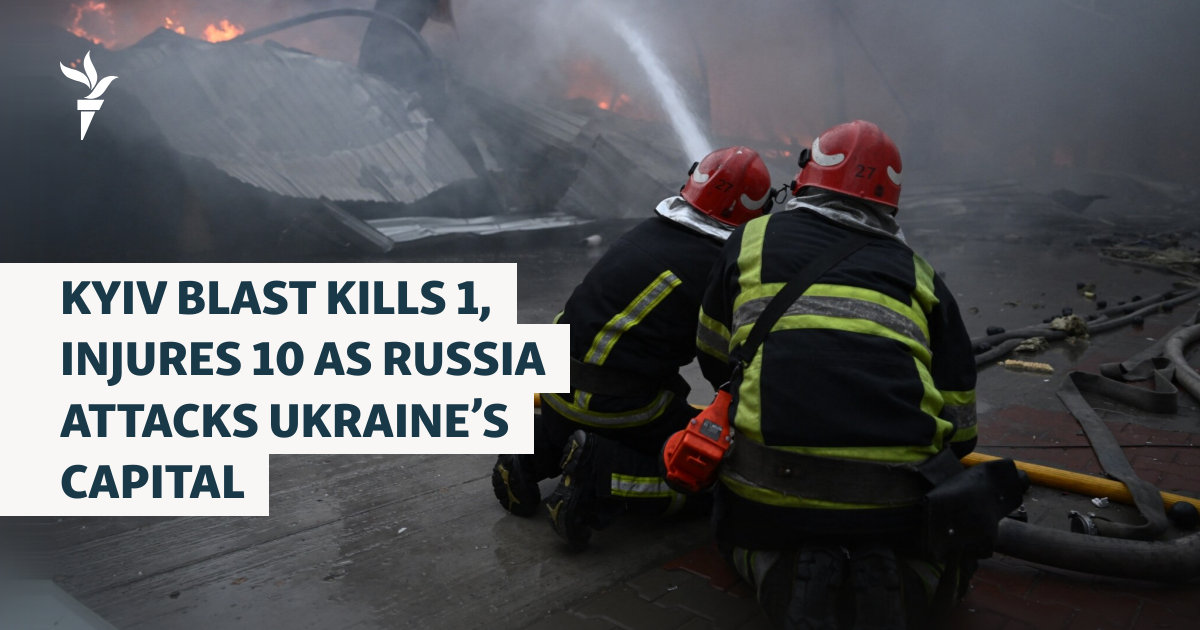 Kyiv Blast Kills 1, Injures 10 As Russia Attacks Ukraine's Capital