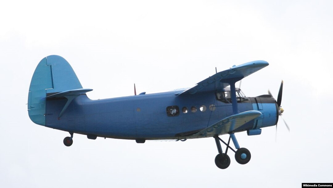 The Antonov An-2, a Soviet mass-produced single-engine biplane utility/agricultural aircraft designed and manufactured by the Antonov Design Bureau beginning in 1946