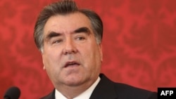 Tajik President Emomali Rahmon's ruling National Democratic Party allegedly wants to have the largest and best-educated membership of any party.