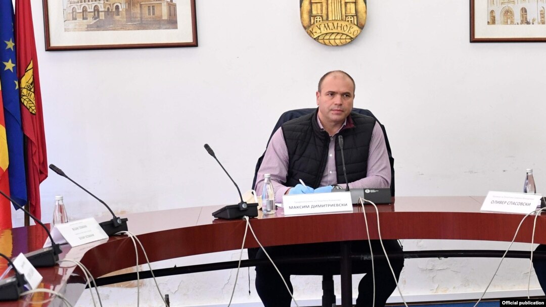 Актуелниот градоначалник на Куманово, кој е кандидат и на овие избори Максим Димитриевски.
