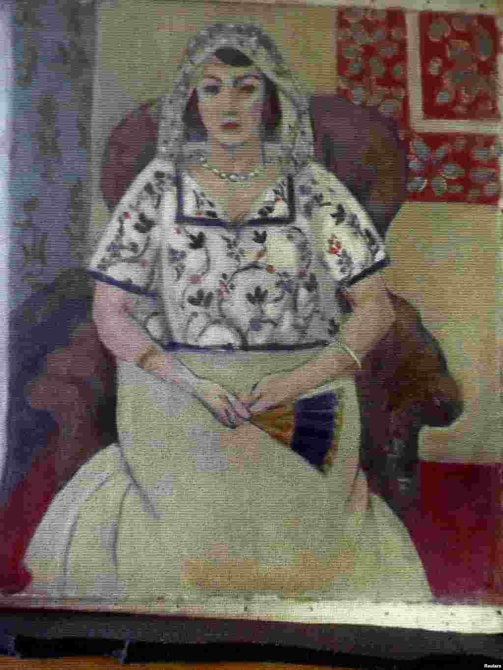 &quot;Sitting Woman,&quot; a&nbsp;painting believed to be by French artist Henri Matisse. Historians say the painting does not appear in catalogs of the artist&#39;s known work.