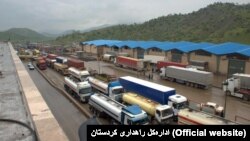 A General view of Bashmaq Border crossing in Marivan County of Iran's Kurdistan province, one of the border crossings between Iran and Iraqi Kurdistan Region, undated. File photo