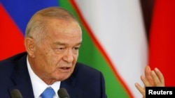 Uzbek President Islam Karimov (file photo)