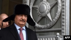 Халифа Хафтар во время очередного визита в Москву. 2016 год