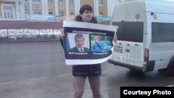 Андрей Осипов на митинге против коррупции
