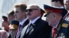 Аляксандар Лукашэнка з малодшым сынам на парадзе ў Маскве