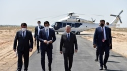 Шавкат Мирзиёев 2021 йилда Шеробод қуёш электр станцияси қурилишини бошлаб берган эди.