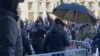 SERBIA - BELGRADE - CITY ASSEMBLY - CLASHES - PROTESTERS AND PRIVATE SECURITY OF THE ASSEMBLY