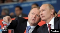 Путин и Визер на Олимпийских играх в Лондоне, 2012 год
