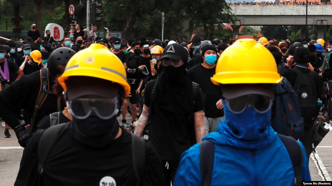 Demonstranti, Hong Kong