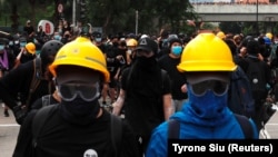 Demonstranti, Hong Kong