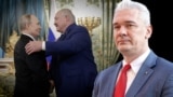Кіраўнік Агенцтва эўраатлянтычнага супрацоўніцтва Валер Кавалеўскі. Візыт Пуціна ў Менск. Ілюстрацыйны каляж 