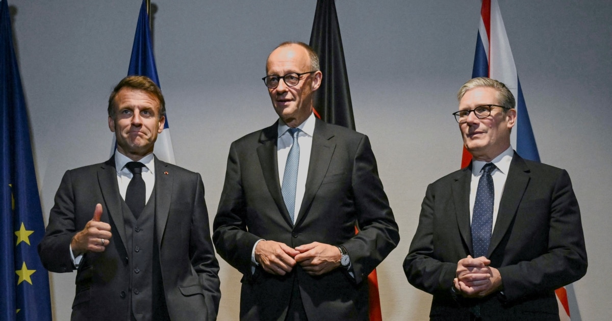 სტარმერი, მაკრონი და მერცი ტელეფონით ესაუბრნენ ტრამპს