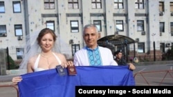 Виссарион Асеев с женой