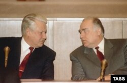 Борис Ельцин и Виктор Черномырдин