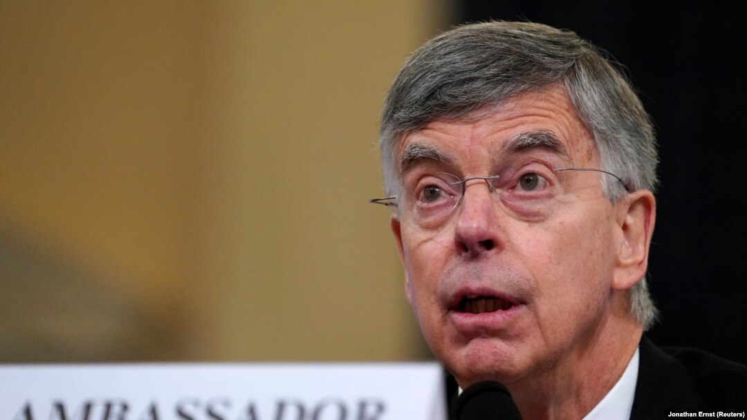 William Taylor says U.S. firms are studying the purchase of the Motor Sich aircraft-engine maker. (file photo)