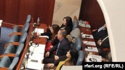 Архивска фотографија- независната пратеничка група на ВМРО-ДПМНЕ