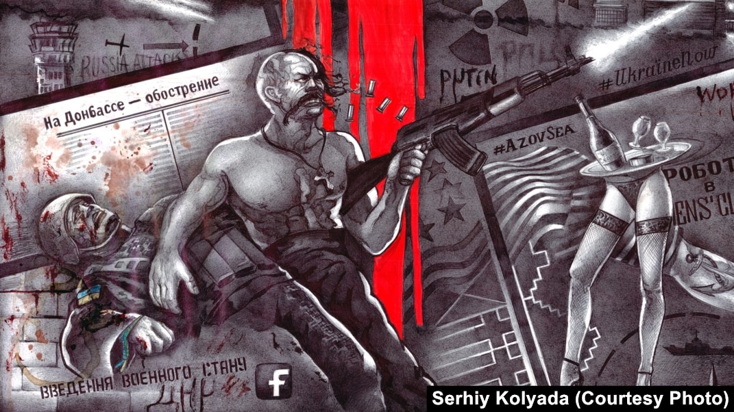 Bic Pics: Artist Draws Ukraine's Dark Side With A Ballpoint Pen