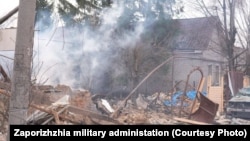 რუსეთის ჯარების შეტევით გამოწვეული ნგრევა ზაპოროჟიეში(ფოტო არქივიდან)