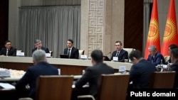 Коопсуздук кеңешинин мүчөлөрү менен жыйын. Бишкек. 19-март, 2026-жыл.