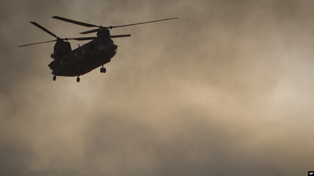 The Chinook helicopter was transporting the U.S. and Afghan troops to the scene of an ongoing fight between coalition forces and insurgents (file photo).
