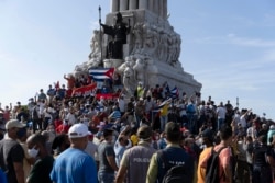 Проправительственный митинг в Гаване. 11 июля 2021 года