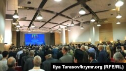 VI çağırılış Qırımtatar Milliy Qurultayınıñ konferentsiyası, Kyiv, 2018 senesi noyabrniñ 12-si