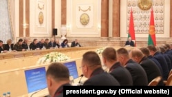Аляксандар Лукашэнка выступае перад прадстаўнікамі праваахоўных органаў 20 жніўня