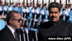 نیکلاس مادورو و رجب طیب اردوغان (عکس از آرشیو)