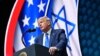 US President Donald Trump addresses the Israeli American Council National Summit 2019 at the Diplomat Beach Resort in Hollywood, Florida on December 7, 2019. 