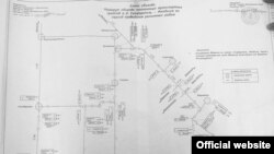 Схема об'їзного маршруту, запропонованого на час ремонту траси Сімферополь-Феодосія